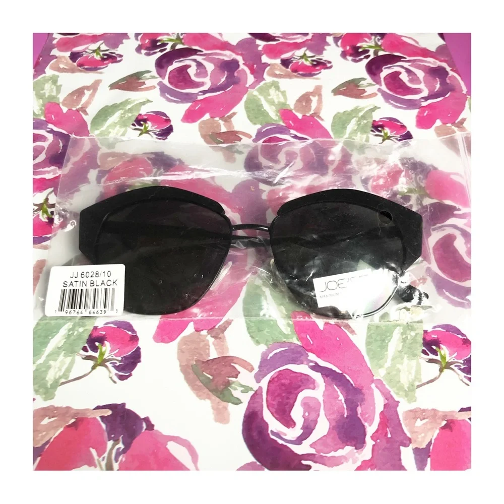 NWT JOE'S JEANS Women's Satin Black Sunglasses